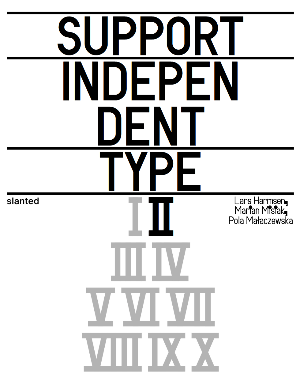 Support Independent Type II