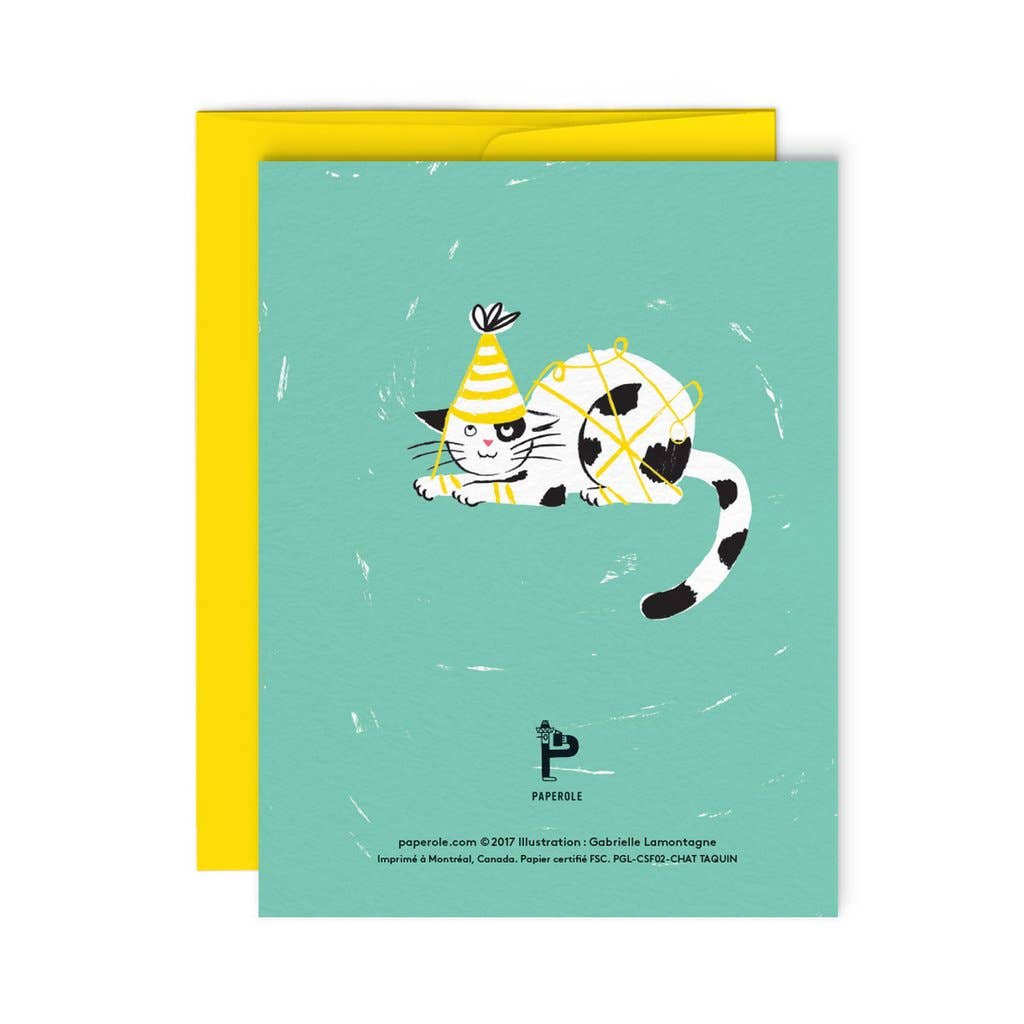 Cat Birthday — Greeting card