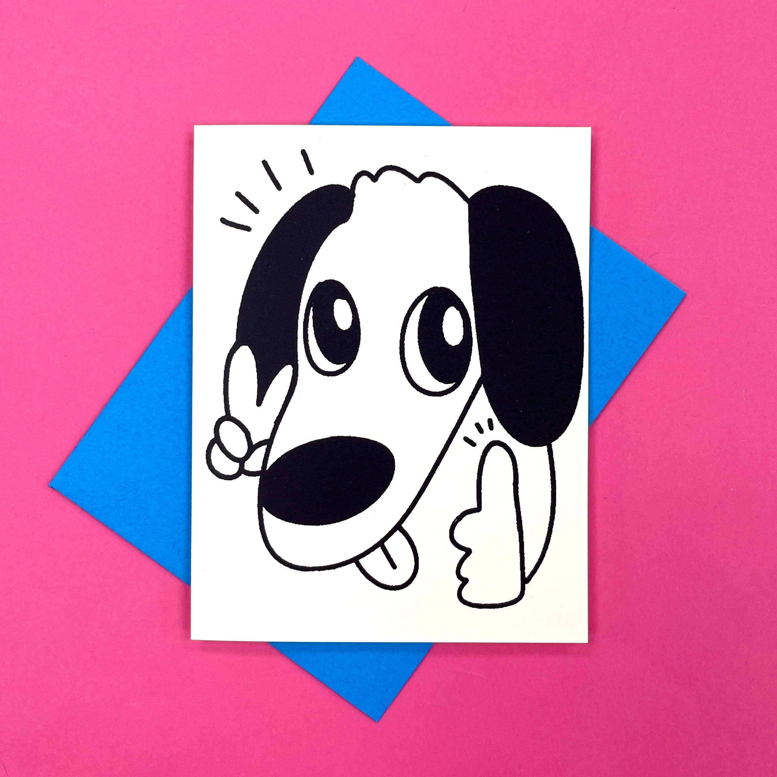 Good Job Dog Greeting Card