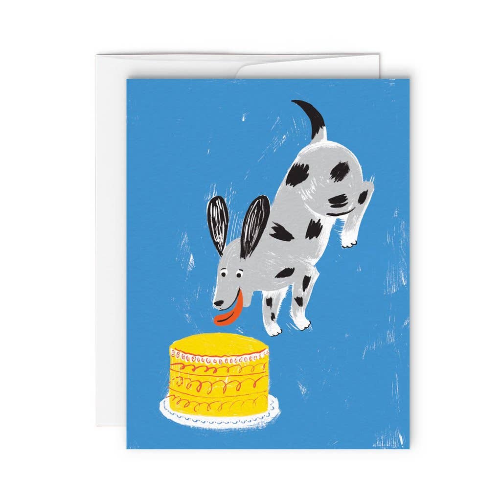 Dog Cake Greeting card