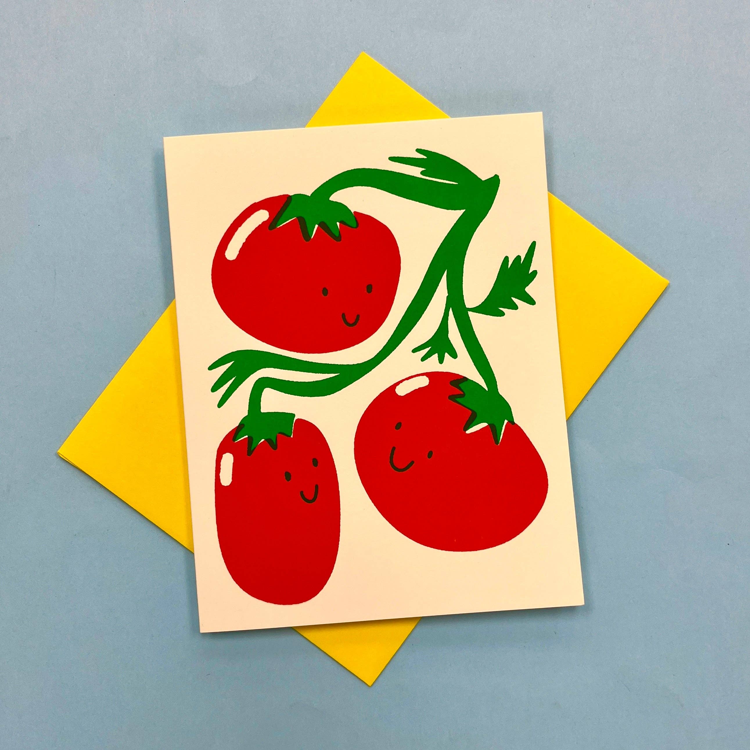 Happy Tomato Trio Everyday Greeting Card