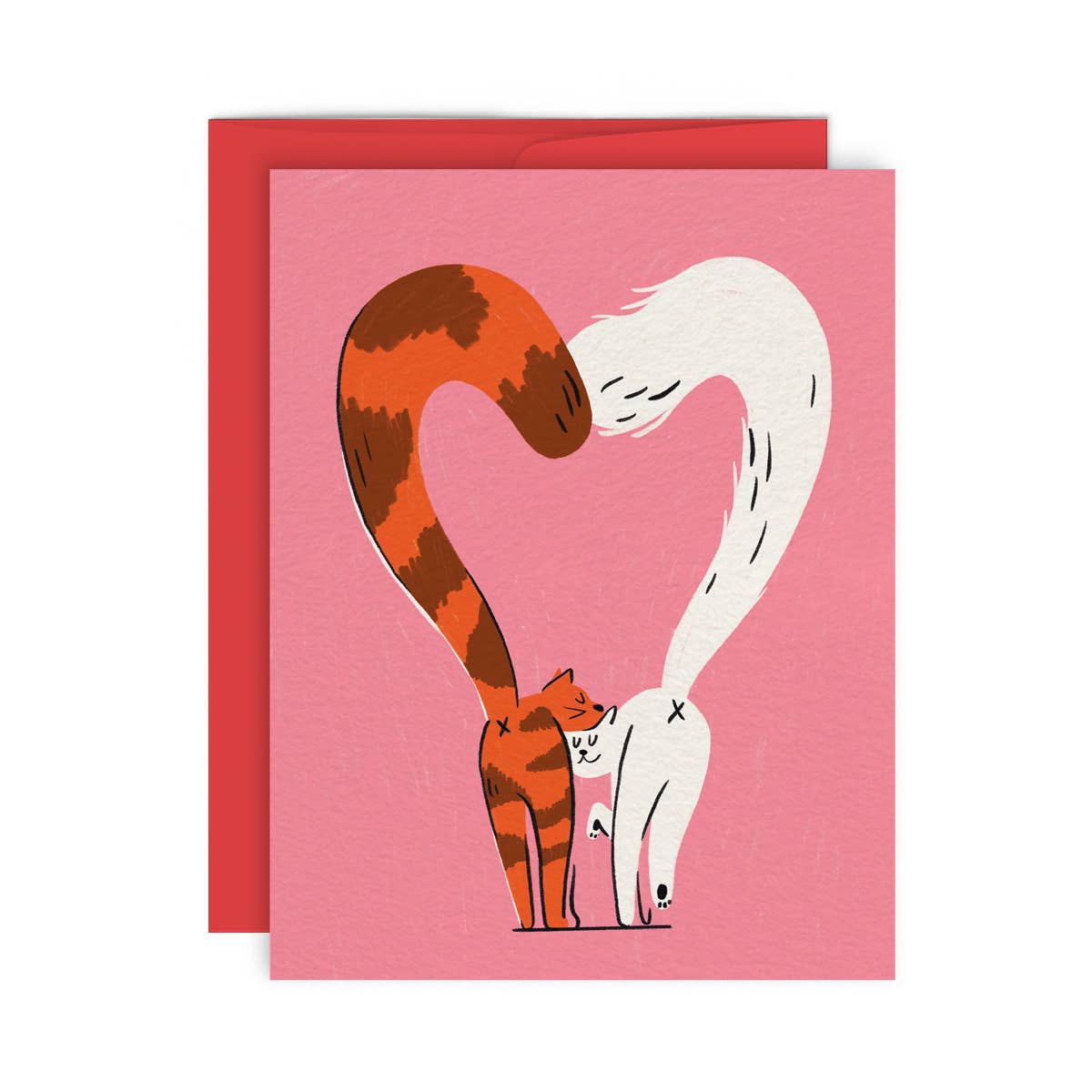 PURRFECT LOVE— Greeting Card