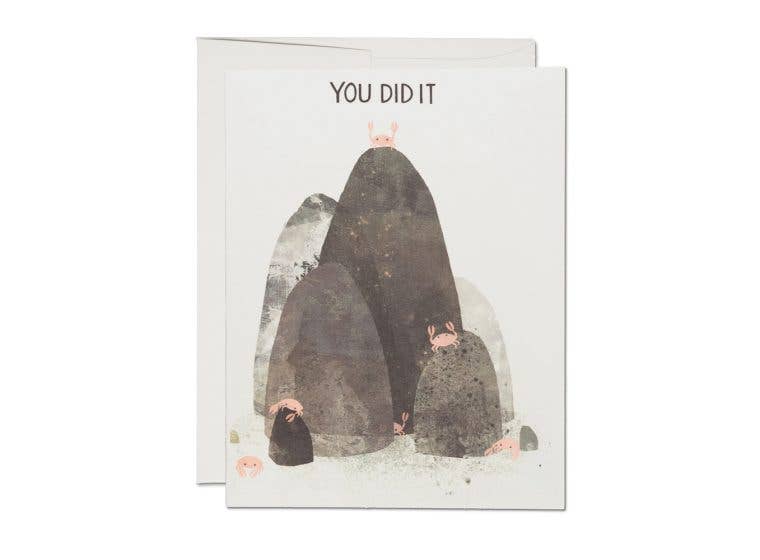 You Did It! Crabs Greeting Card