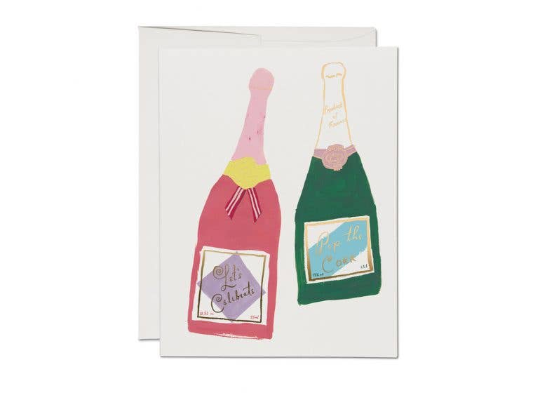 Champagne Greeting Card