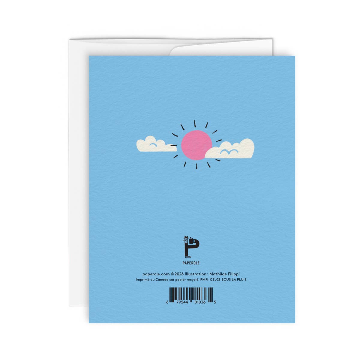 RAINY LOVERS — Greeting Card