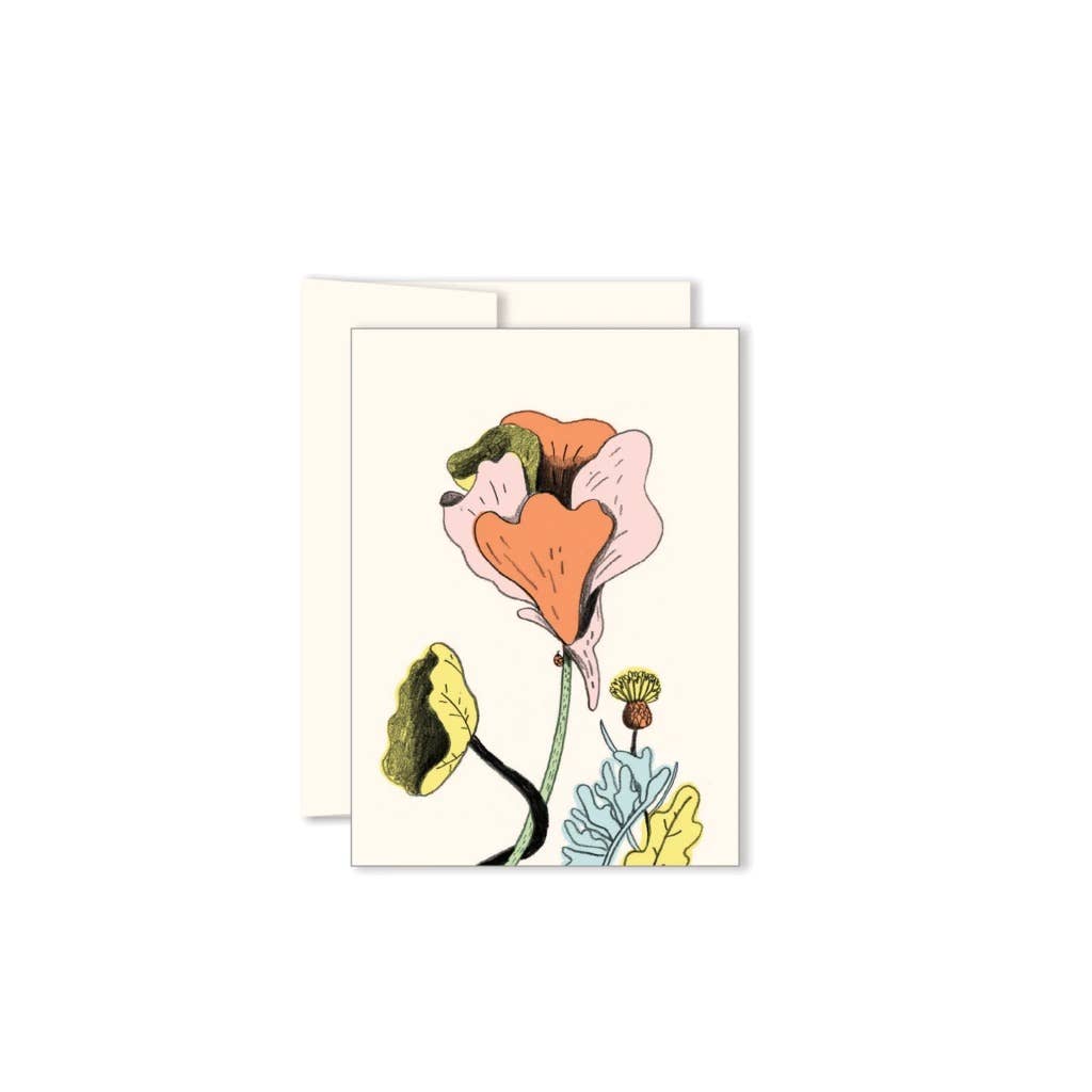 Fleurs — Miniature Greeting Card