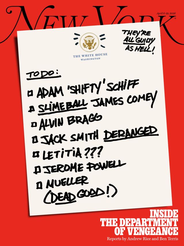 New York Magazine, April 6-19, 2026