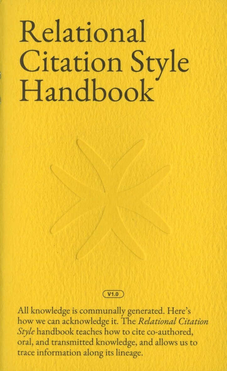 Relational Citation Style Handbook