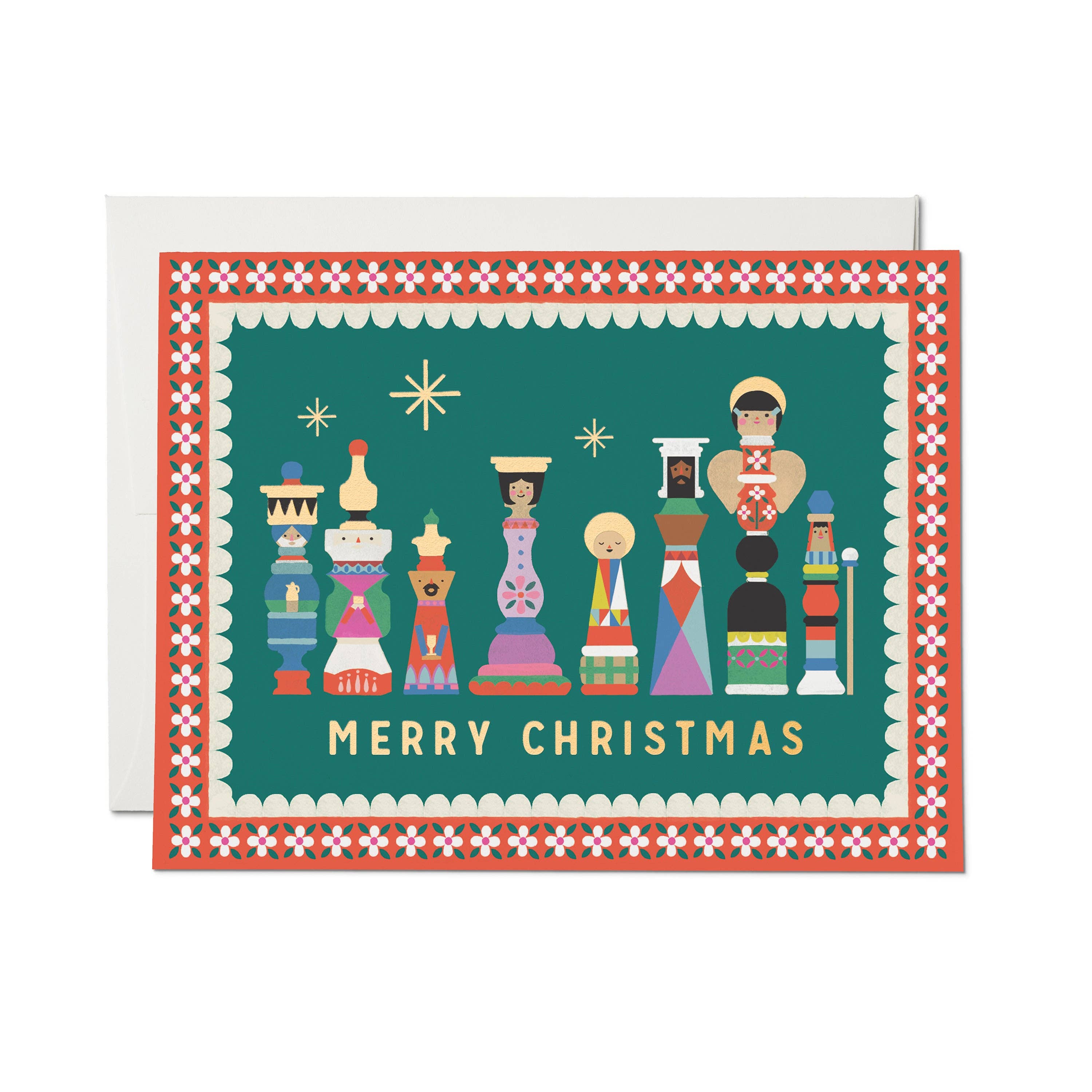 Merry Christmas Nativity Greeting Card