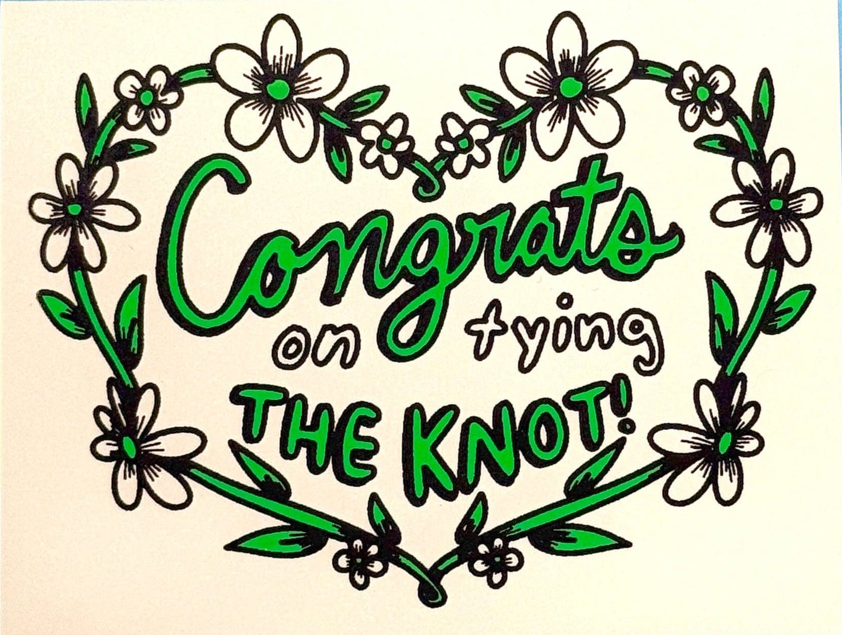 Congrats On Tying The Knot! Greeting Card