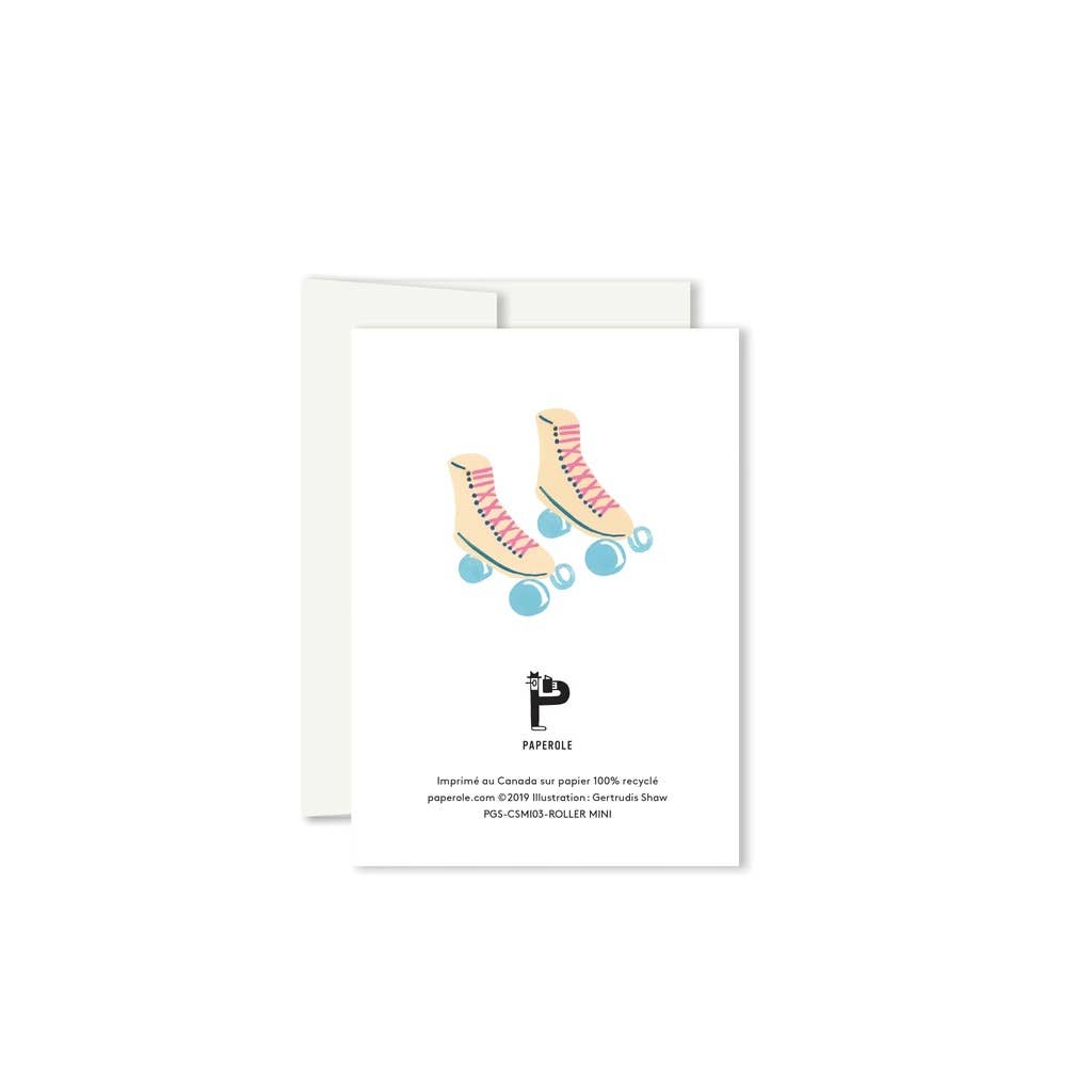 ROLLER — Miniature Greeting Card