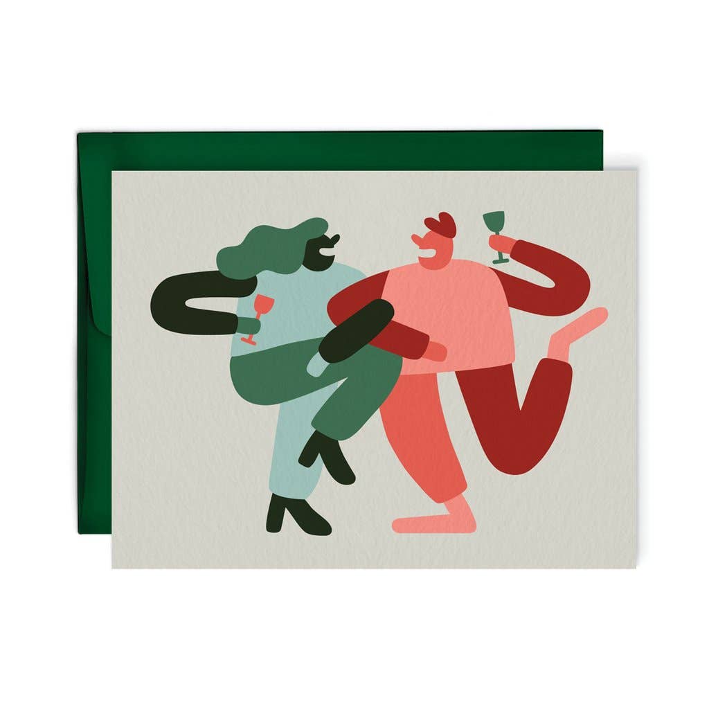 DANCING — Greeting card