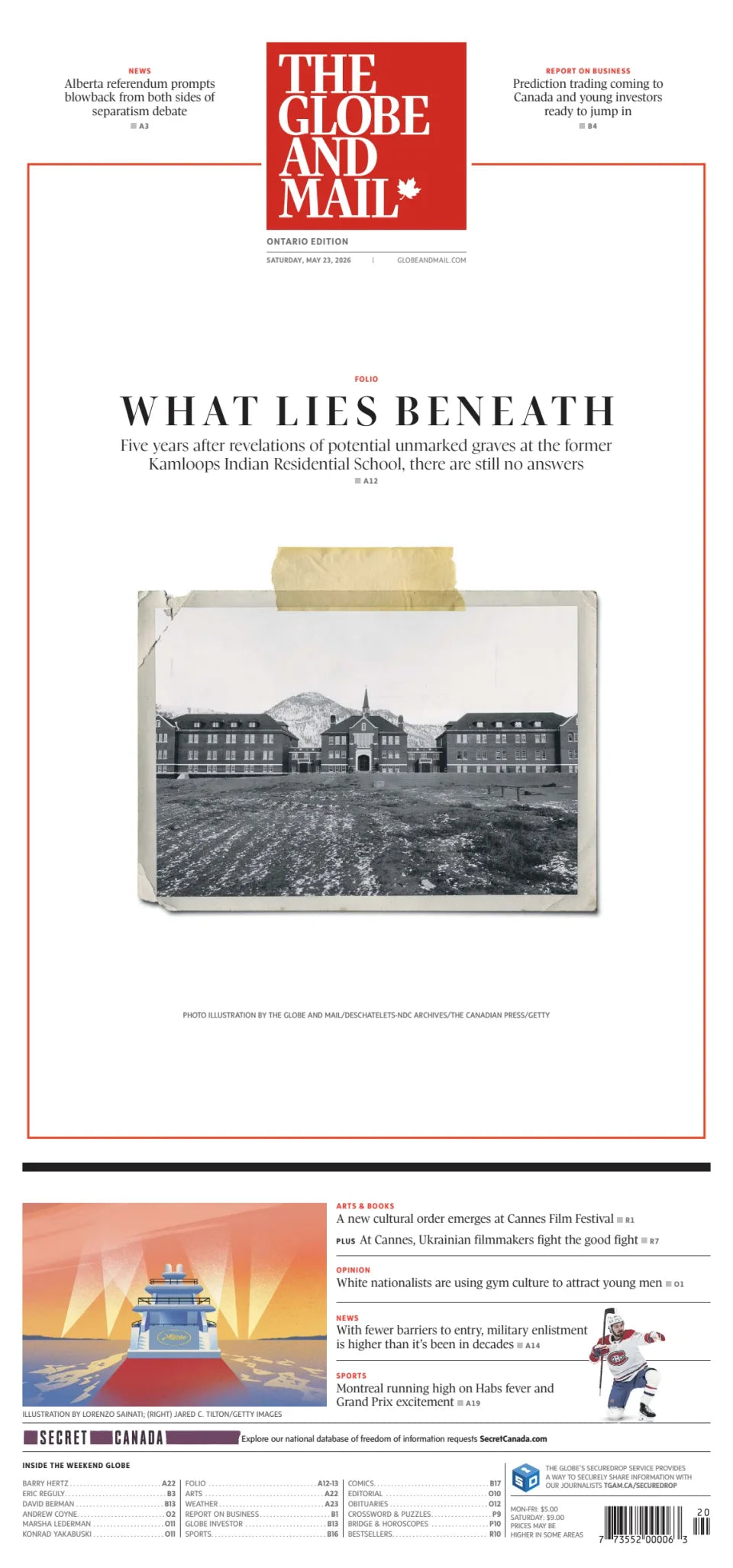 The Globe and Mail, May 23, 2026