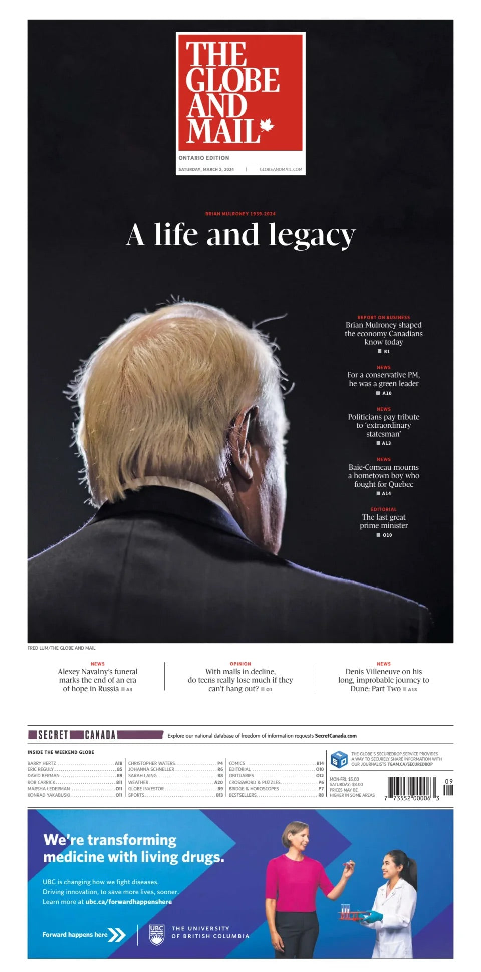 The Globe and Mail; March 2, 2024