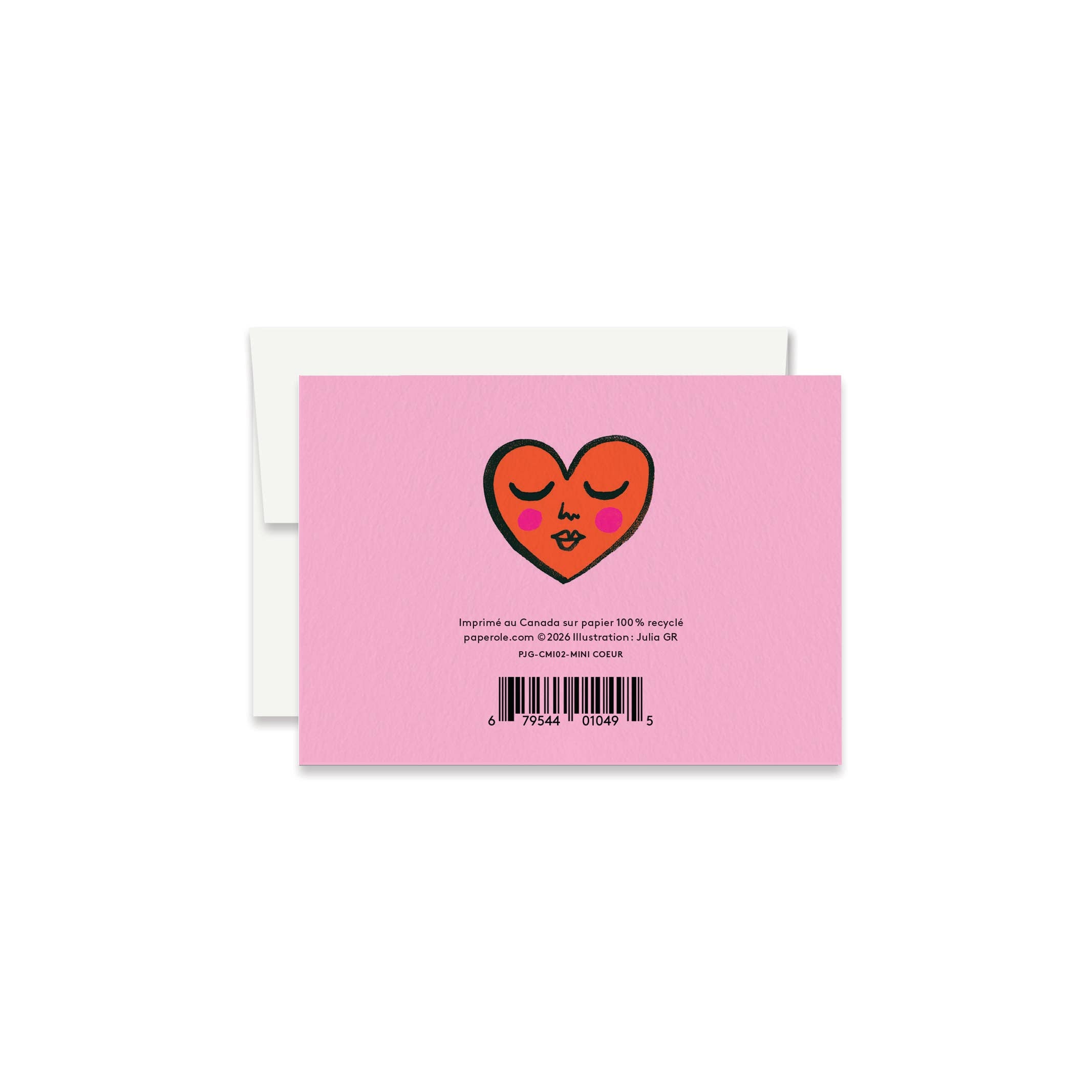 MY HEART MINI — Miniature Greeting Card