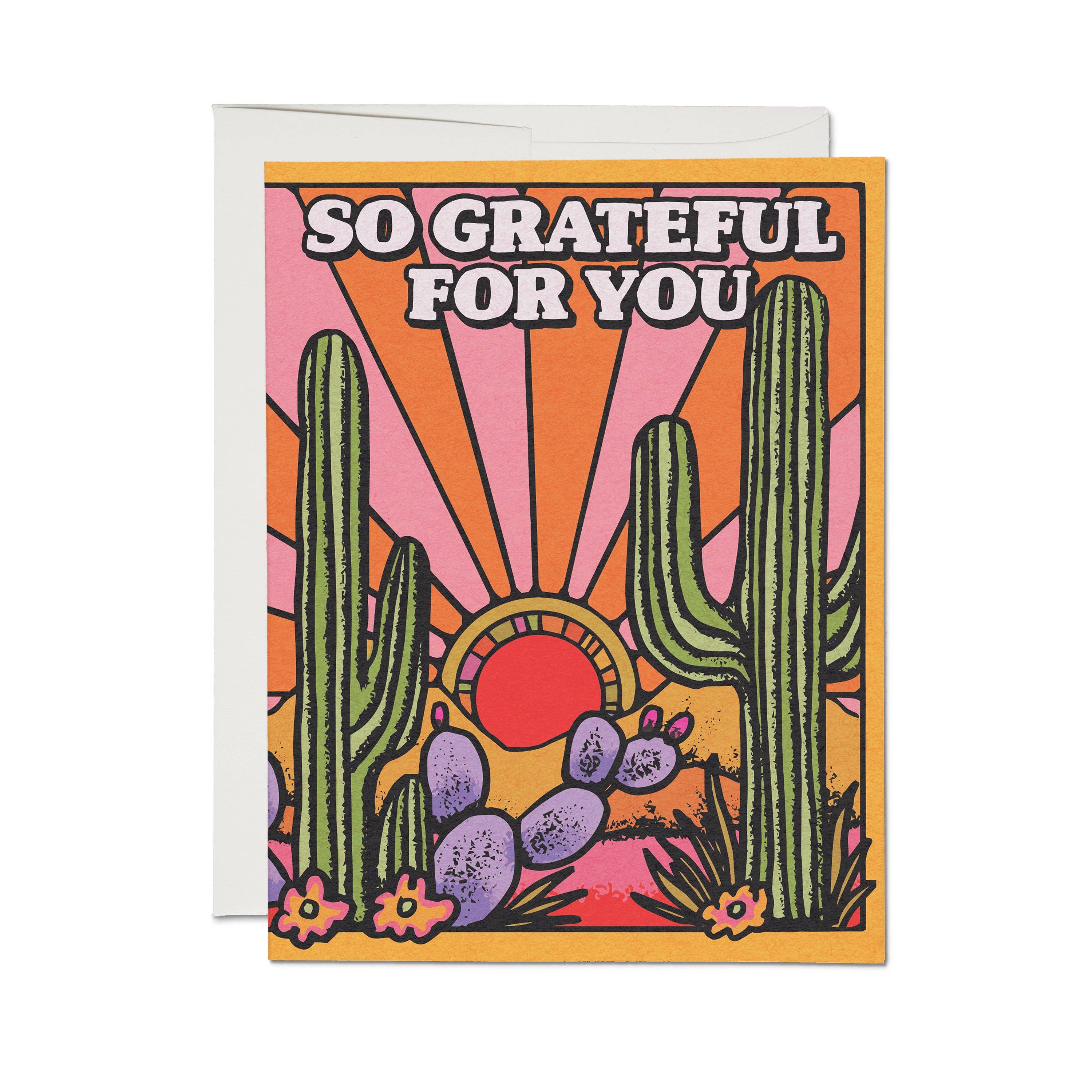 So Grateful Cacti Greeting Card