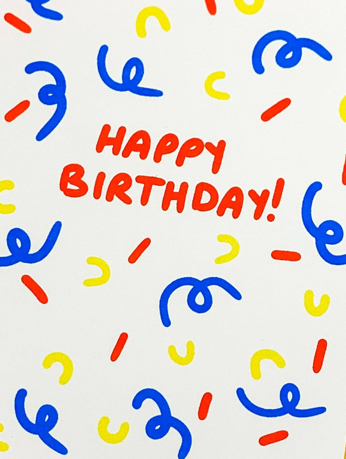 Happy Birthday Confetti Sprinkles Card