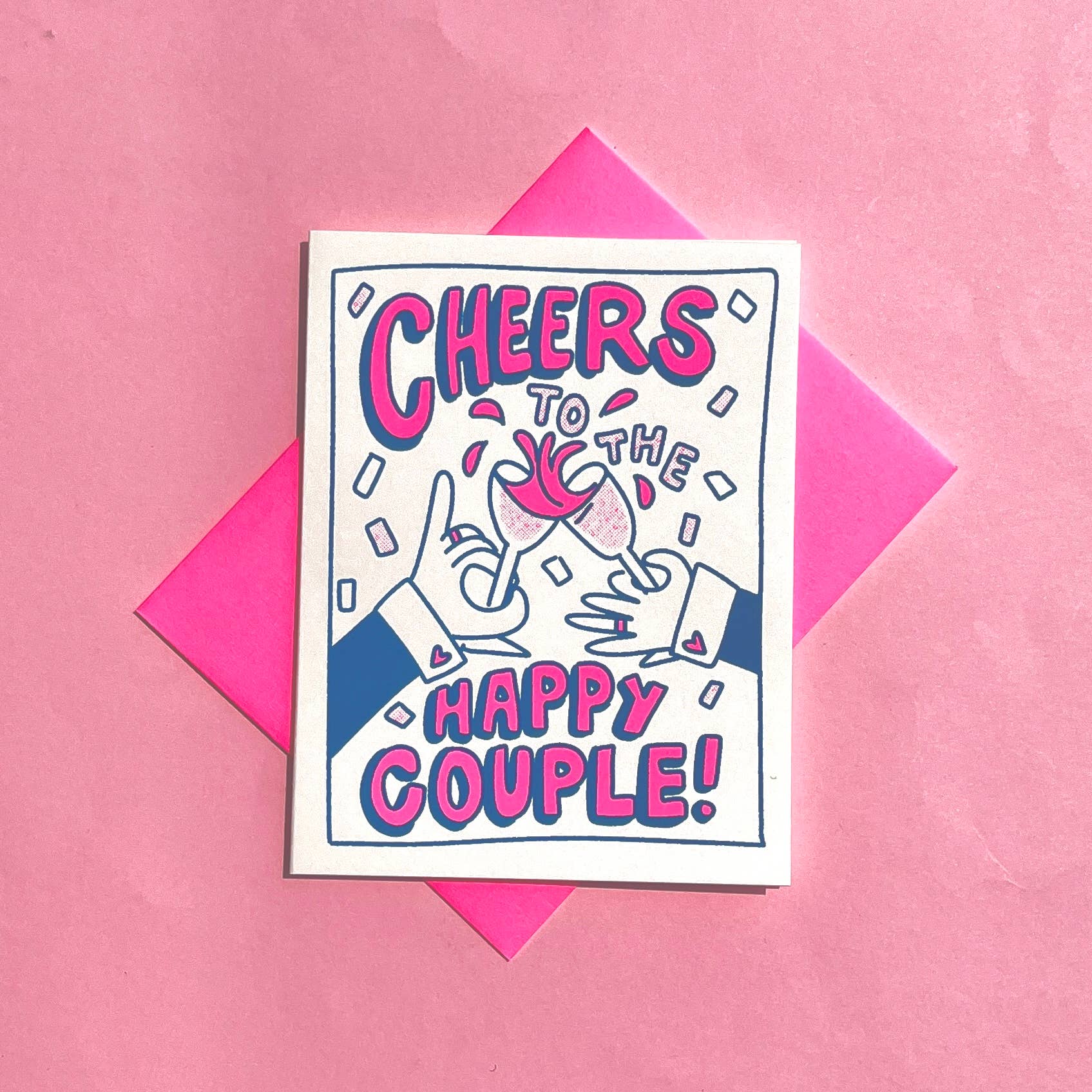 Cheers to the Happy Couple! Greeting Card
