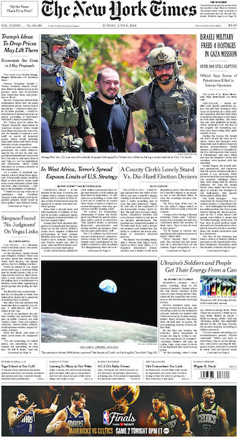 The New York Times; Sunday, June 9, 2024