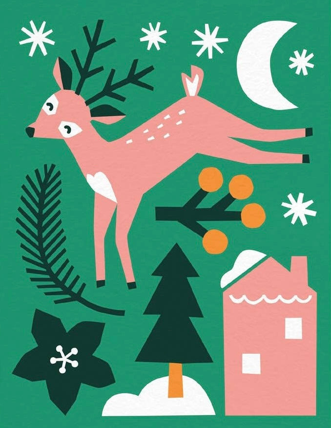 Greeting Card - Reindeer