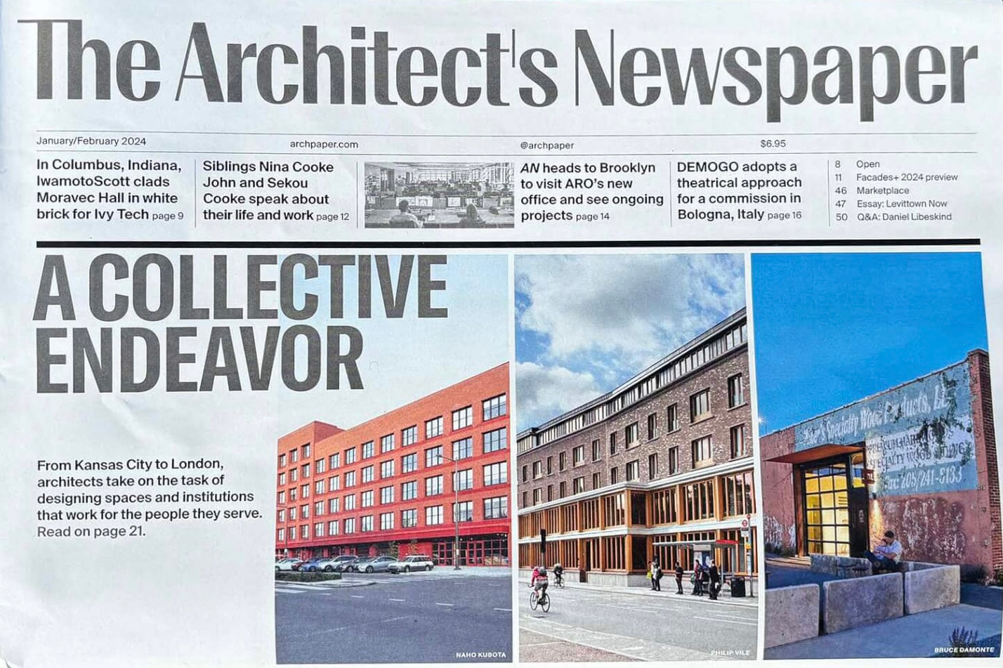 The Architect’s Newspaper, January/February 2024