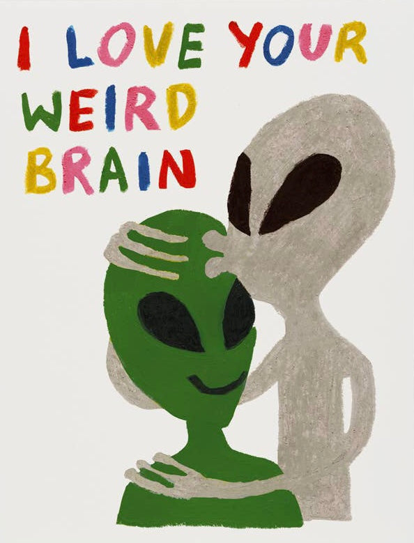 Alien Love Greeting Card