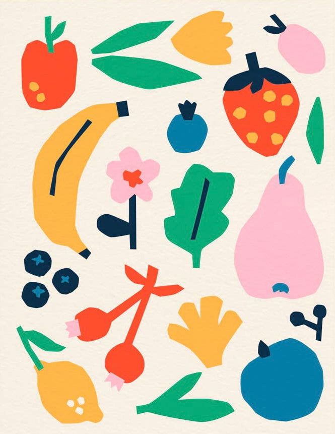 Greeting Card - Fruits