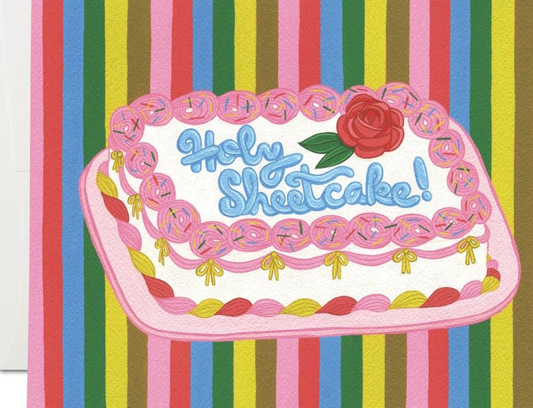 Greeting Card - Holy Sheetcake