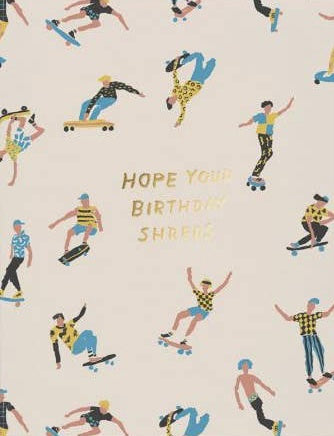 Greeting Card - Hope Your Birthday Shreds