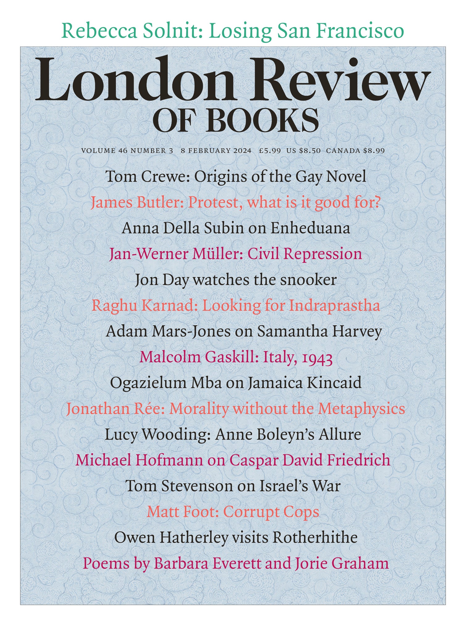 London Review of Books, February 8 2024
