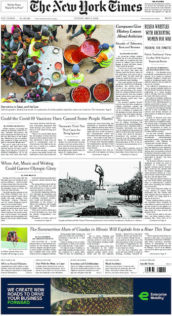 The New York Times; Sunday, May 5, 2024