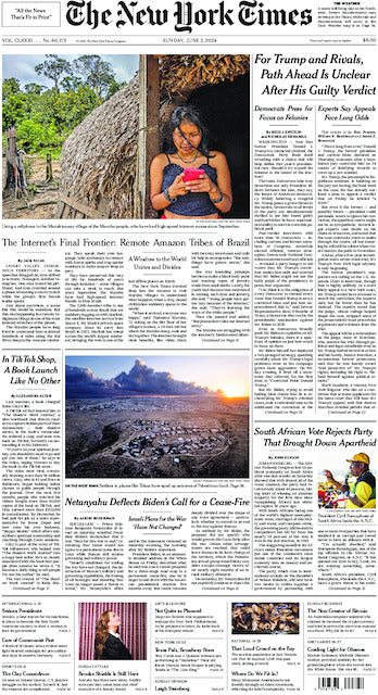 The New York Times; Sunday, June 2, 2024