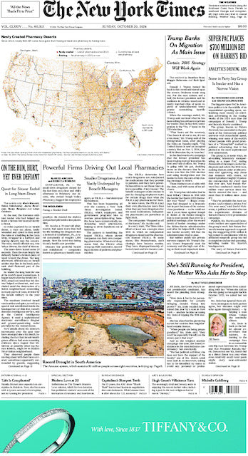 The New York Times; Sunday, October 20, 2024