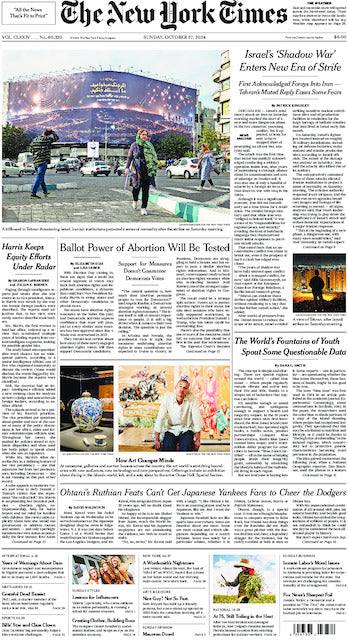 The New York Times; Sunday, October 27, 2024