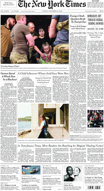 The New York Times; Sunday, November 10, 2024