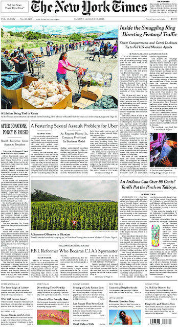 The New York Times; Sunday, August 10, 2025