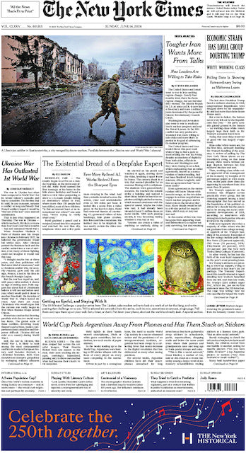 The New York Times; Sunday, June 14, 2026