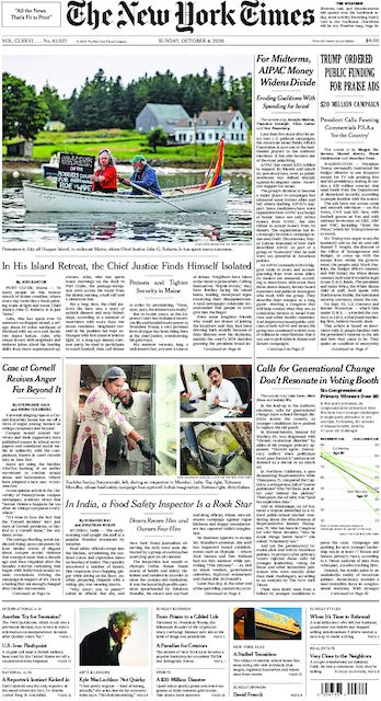 The Globe and Mail, October 3, 2026