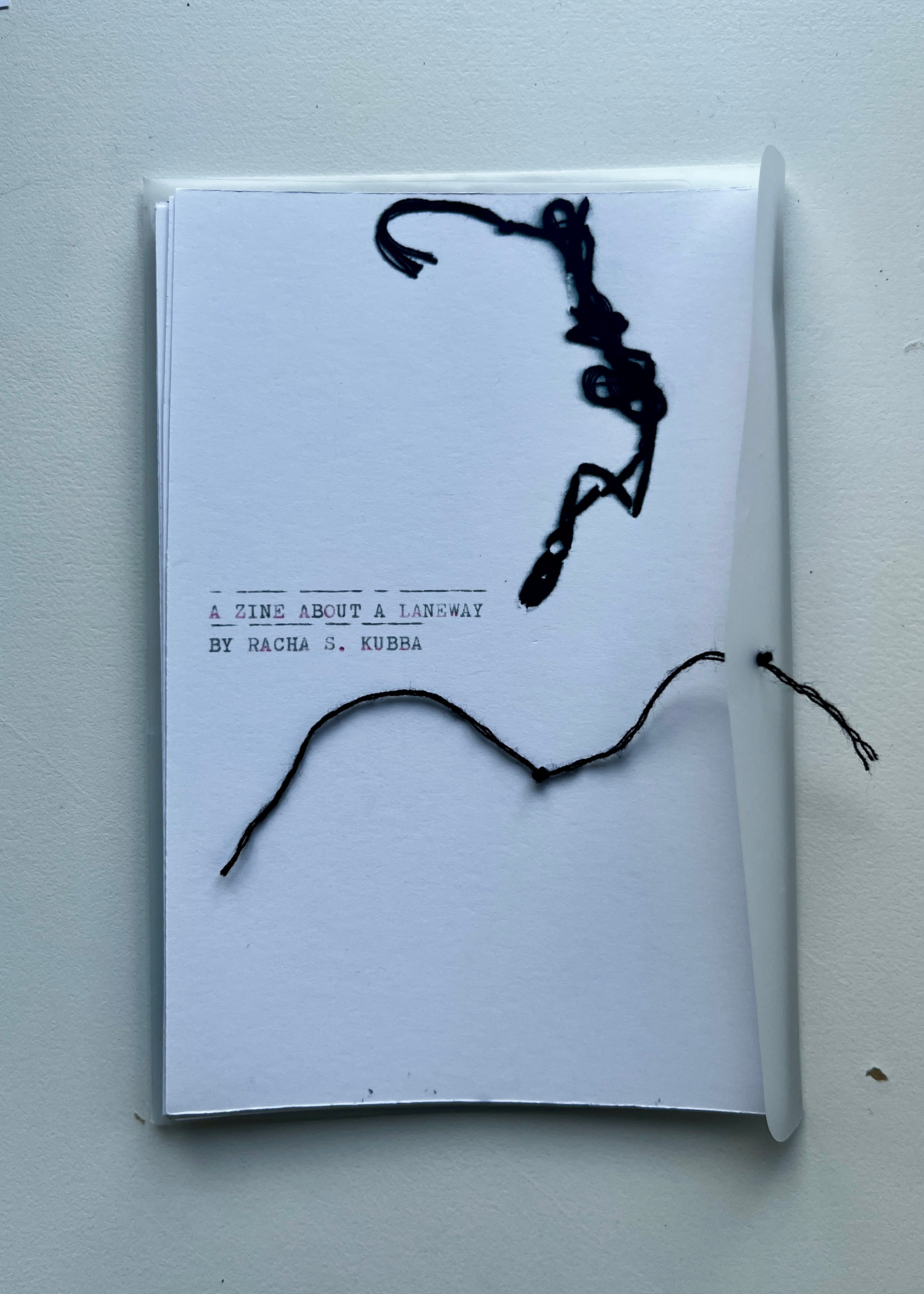 A Zine About a Laneway