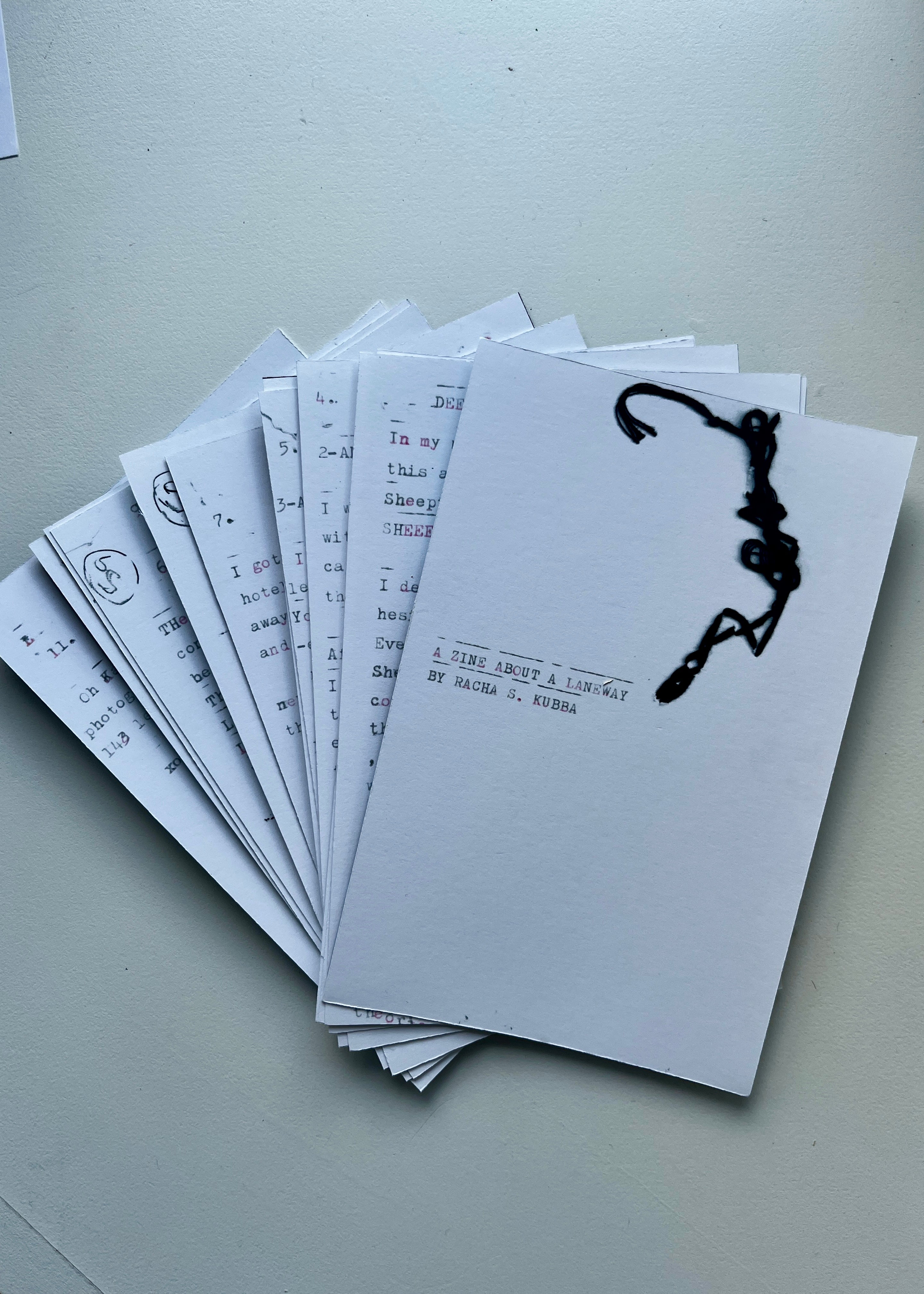 A Zine About a Laneway