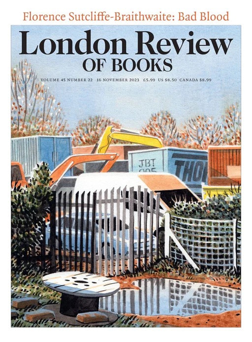 London Review of Books, November 16, 2023