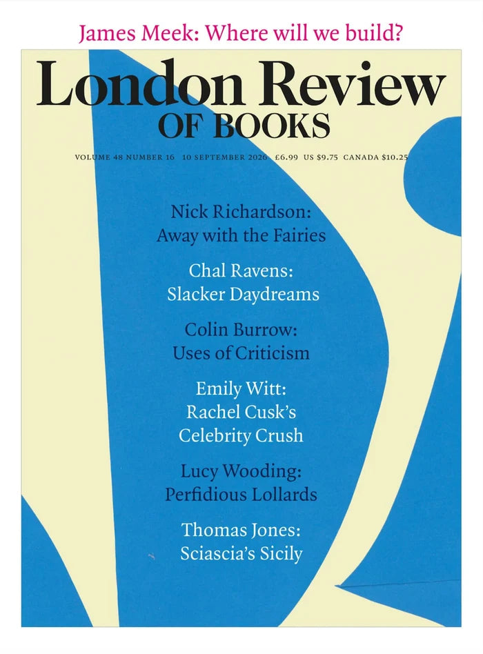 London Review of Books; September 10, 2026