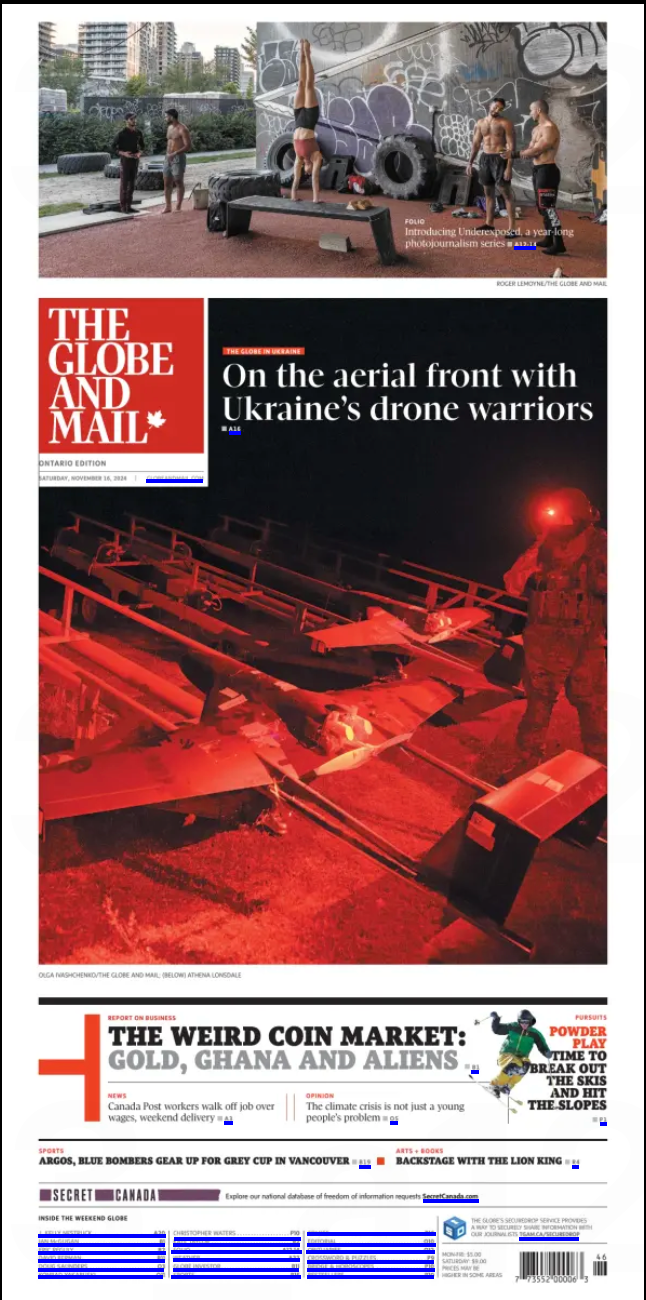 The Globe and Mail; November 16, 2024