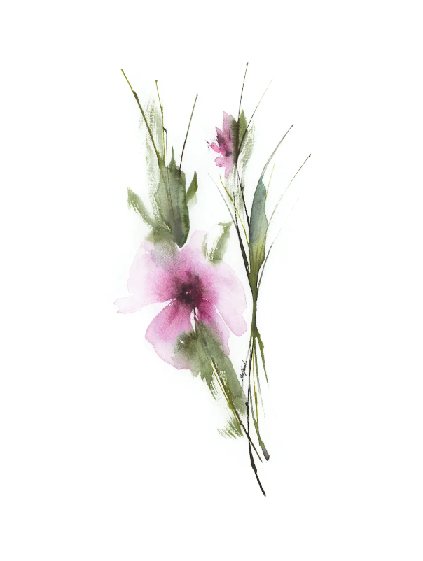 Fuchsia Spray, Limited Edition Print