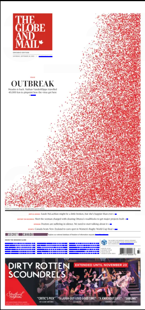 The Globe and Mail, September 20, 2025