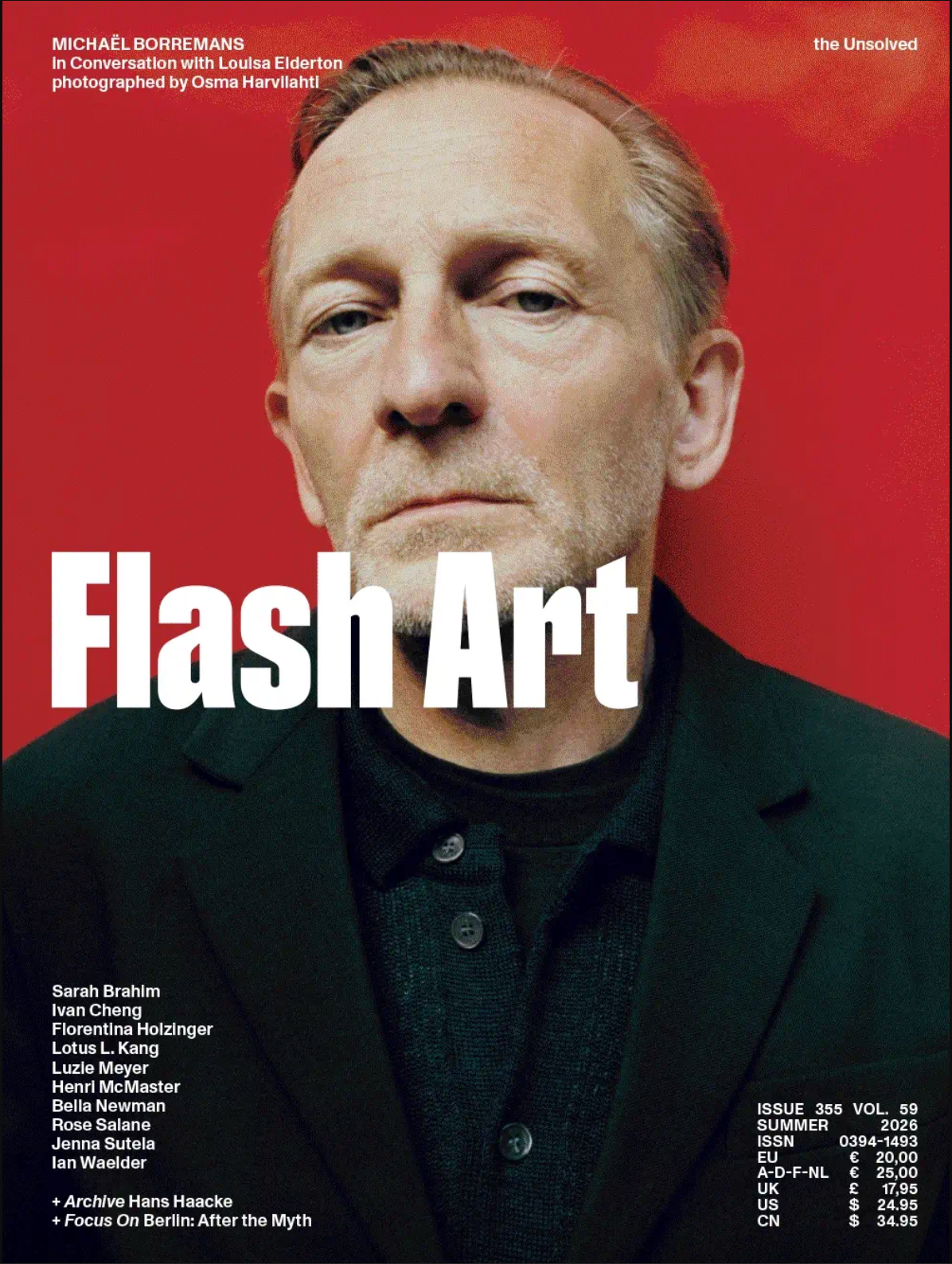 Flash Art, Summer 2026