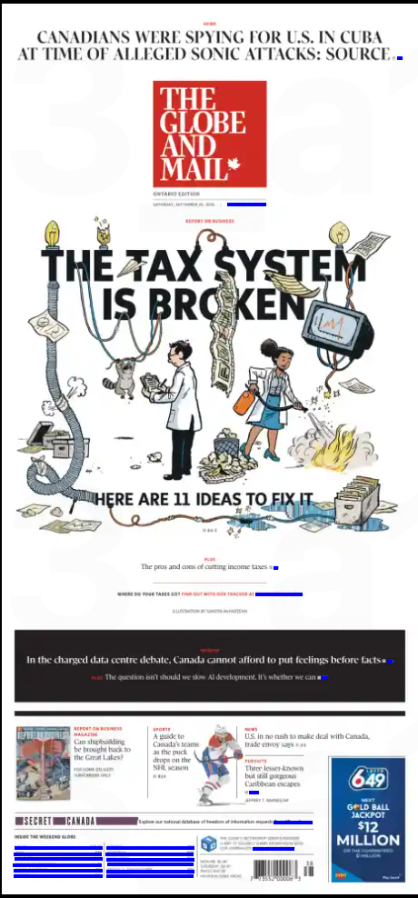The Globe and Mail, September 26, 2026