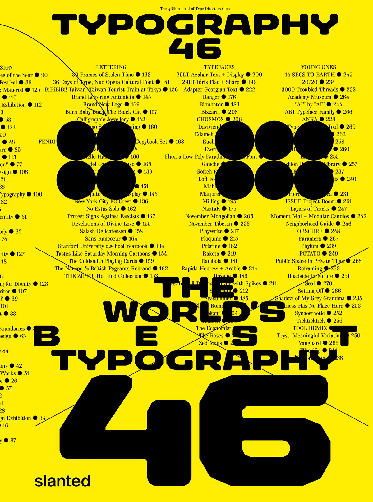 World's Best Typography, Typography 46, Slanted