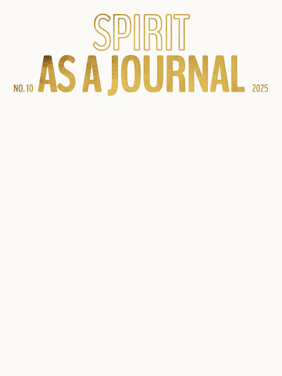 "Spirit" As A Journal #10