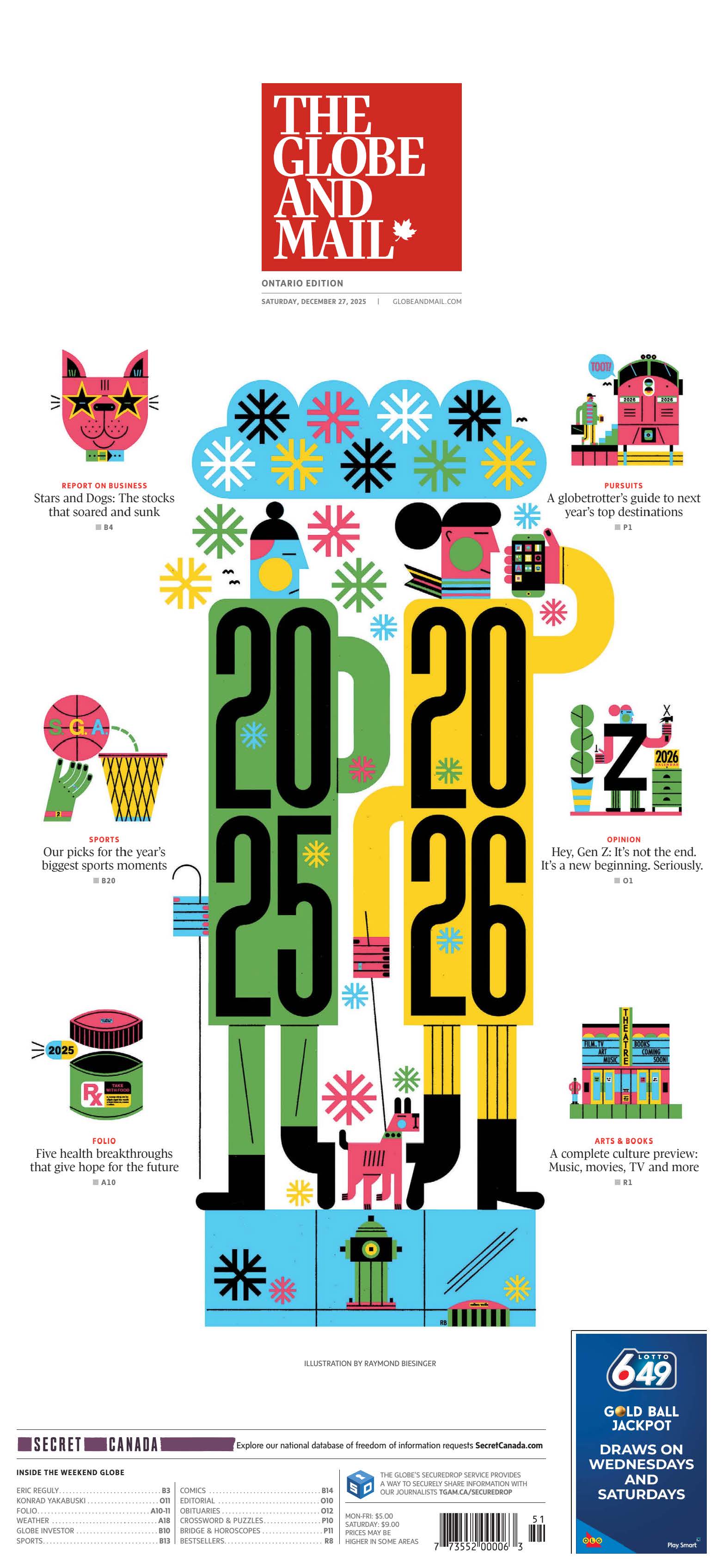 The Globe and Mail, December 27, 2025